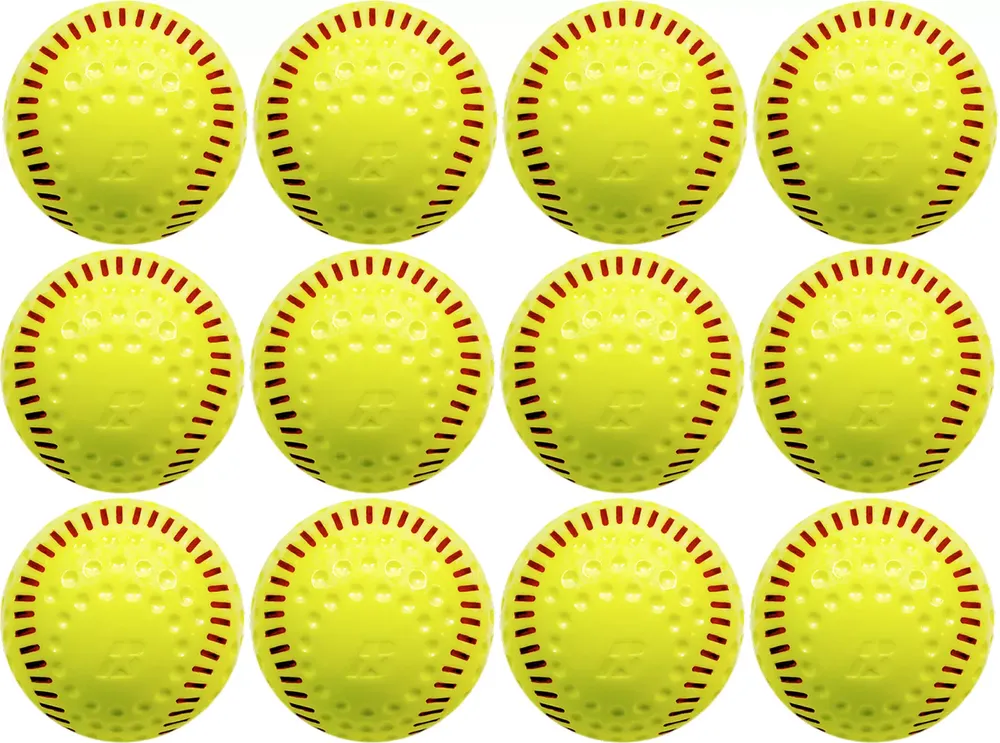 Baden Featherlite Limited Flight Practice Softball - 12-Pack