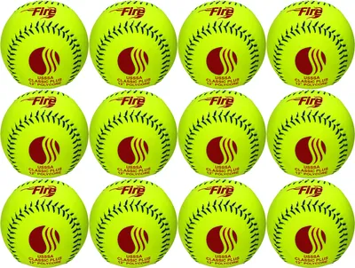 Baden USSSA Classic Plus .52 Slow Pitch Softballs – 12 Pack