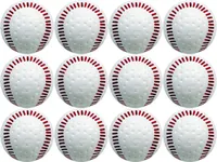 Baden Dimpled White Training Baseballs - 12 Pack