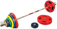 Body Solid lb Bumper Set with Bar