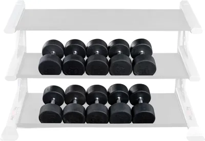 Body Solid SDPS900 Premium Rubber Dumbbell Set