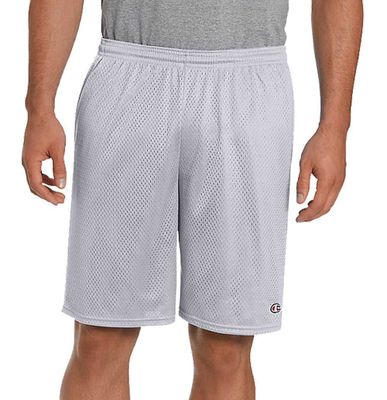 champion heavyweight grey sweat shorts