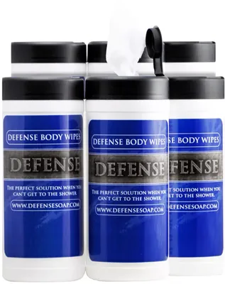 Cliff Keen Defense Soap Disinfectant Body Wipes – 6 pack