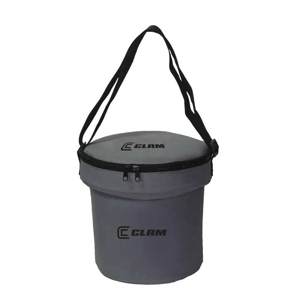 Dick's Sporting Goods Clam 1/2 Gallon Bait Bucket With Insulated Carry Case
