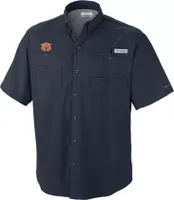 Columbia Men's Auburn Tigers Blue Tamiami Performance Shirt