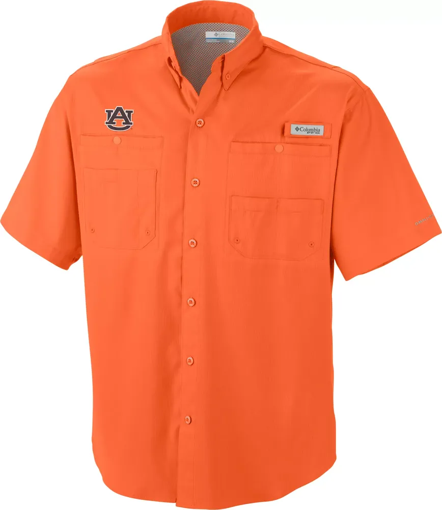 Columbia Men's Auburn Tigers Orange Tamiami Performance Shirt