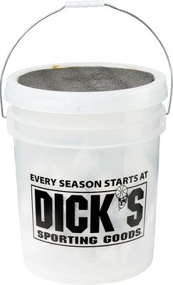 DICK'S Sporting Goods Bucket of 24 Synthetic Baseballs