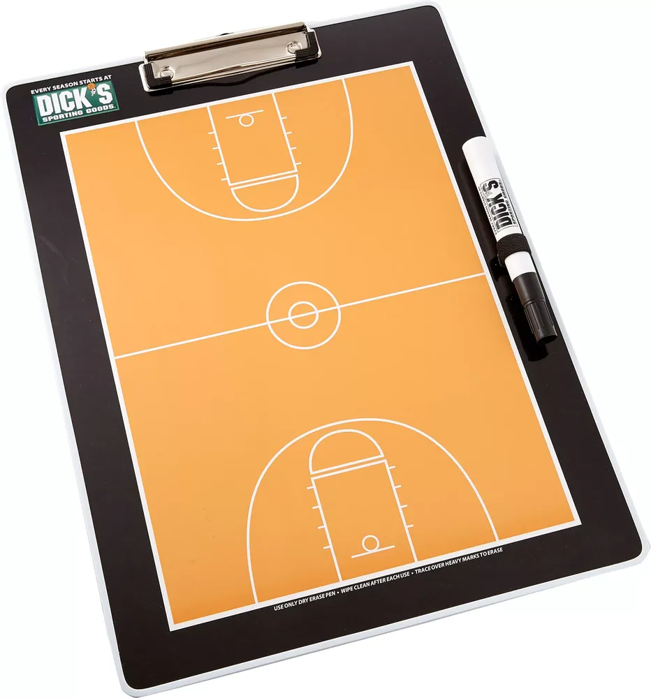 DICK'S Sporting Goods Double-Sided Dry Erase Playmaker Board