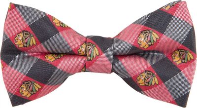 Eagles Wings Chicago Blackhawks Check Bow Tie