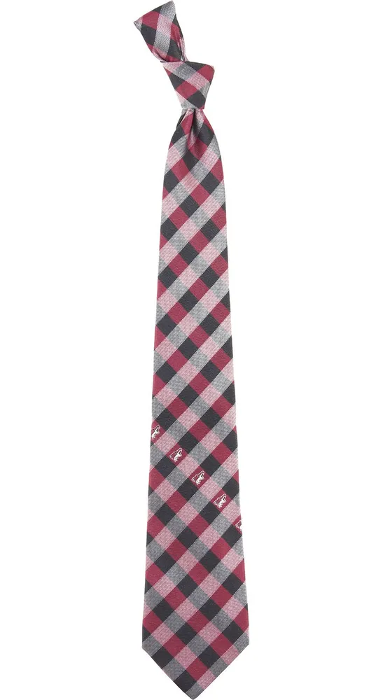 Eagles Wings Arizona Coyotes Check Necktie