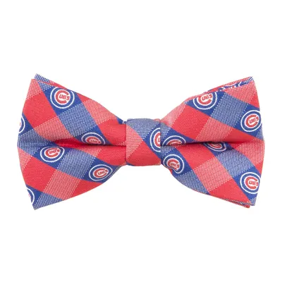 Eagles Wings Chicago Cubs Checkered Bow Tie