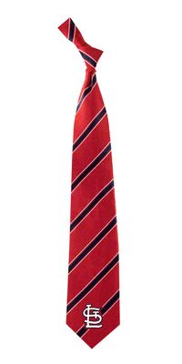 Eagles Wings St. Louis Cardinals Striped Polyester Necktie