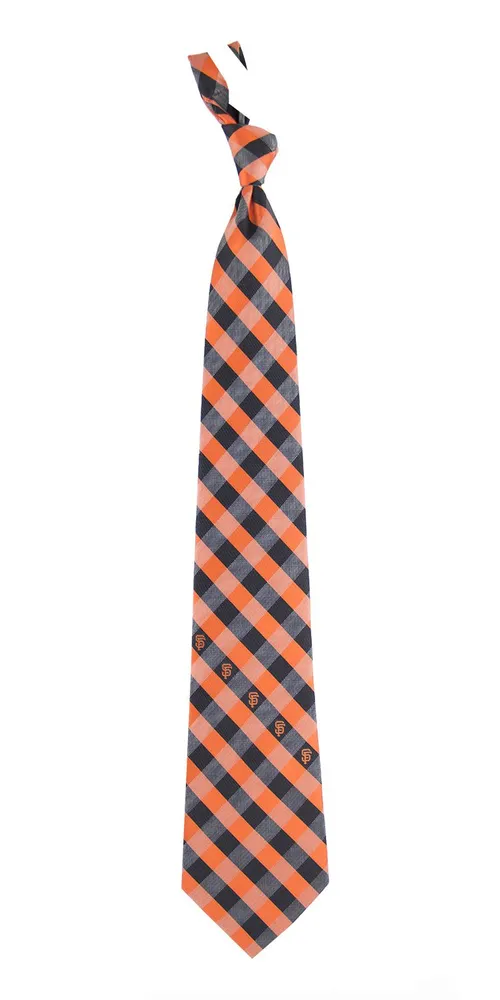 Eagles Wings San Francisco Giants Checkered Necktie