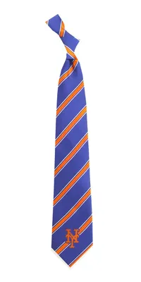 Eagles Wings New York Mets Striped Polyester Necktie