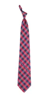 Eagles Wings Boston Red Sox Checkered Necktie