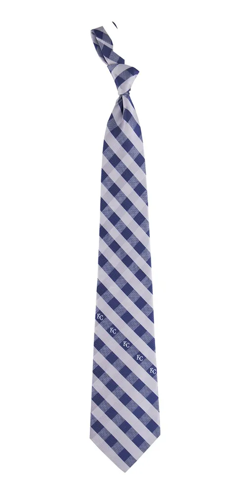 Eagles Wings Kansas City Royals Checkered Necktie