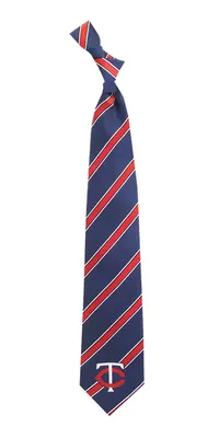 Eagles Wings Minnesota Twins Striped Polyester Necktie
