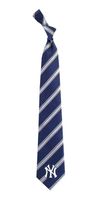 Eagles Wings New York Yankees Striped Polyester Necktie