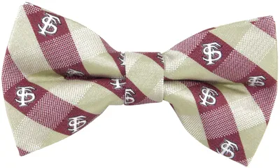 Eagles Wings Florida State Seminoles Checkered Bow Tie