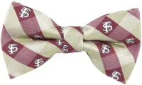 Eagles Wings Florida State Seminoles Checkered Bow Tie