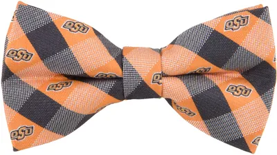 Eagles Wings Oklahoma State Cowboys Checkered Bow Tie