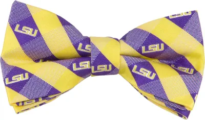Eagles Wings LSU Tigers Checkered Bow Tie