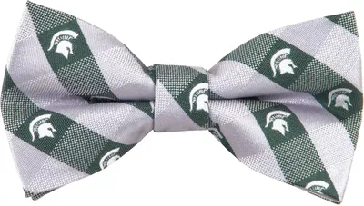 Eagles Wings Michigan State Spartans Checkered Bow Tie