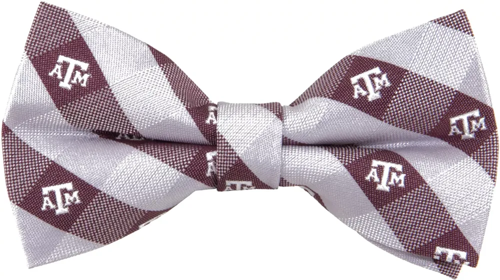 Eagles Wings Texas A&M Aggies Checkered Bow Tie