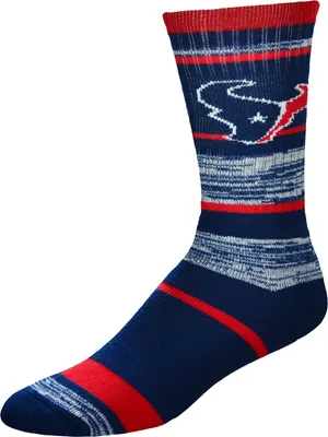 For Bare Feet Houston Texans Stripe Deuce Socks