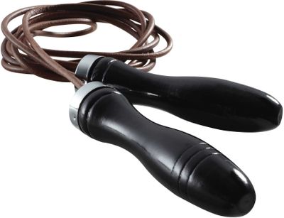 Fitness Gear Leather Jump Rope