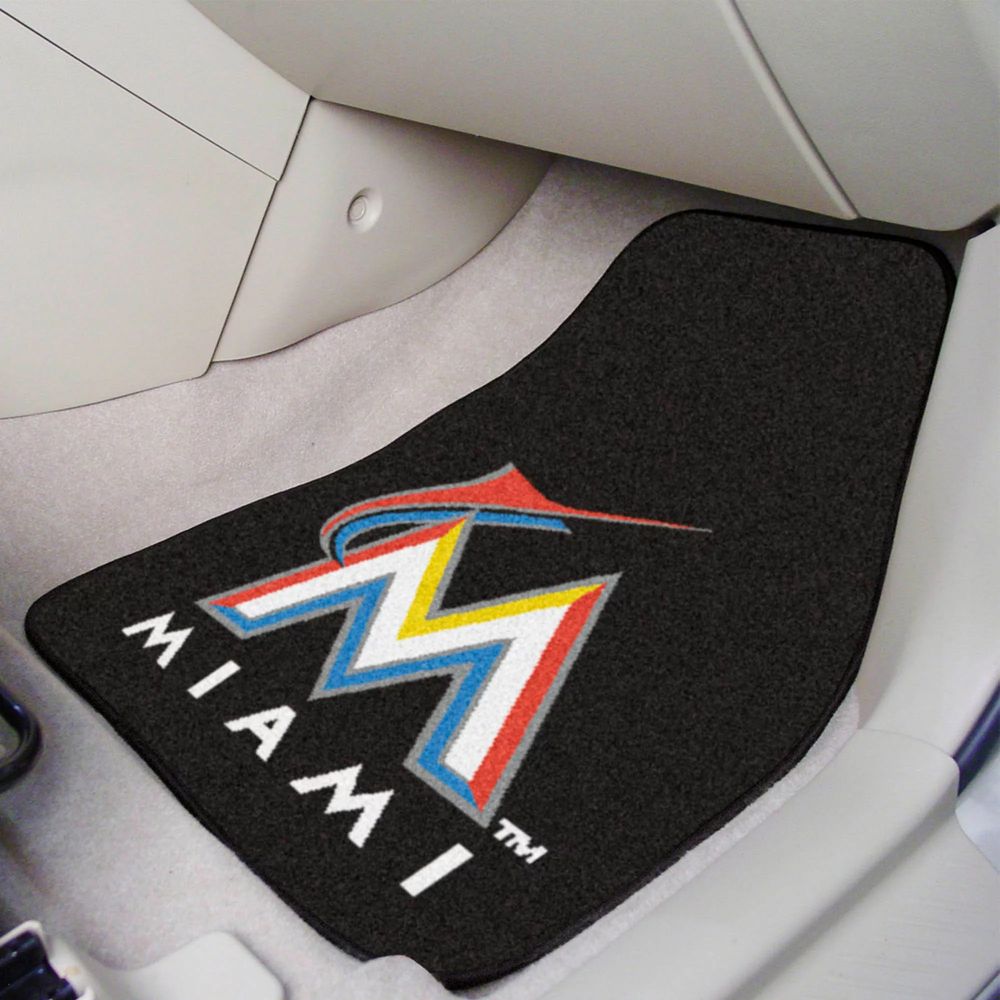 FANMATS Miami Marlins MLB Color Emblem Metal Emblem at