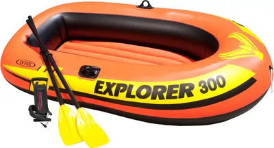 Intex Explorer 300 Inflatable Boat Package