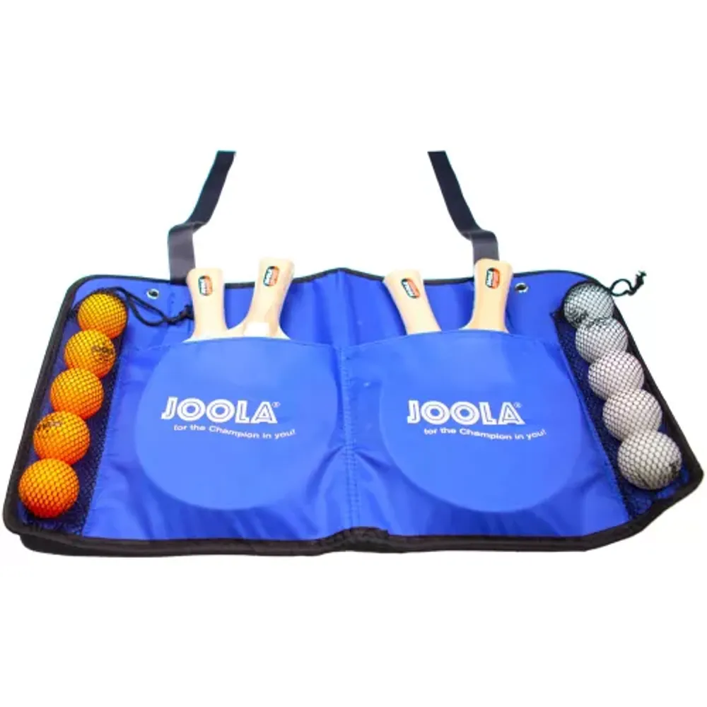 JOOLA Family 4-Player Table Tennis Racket Set