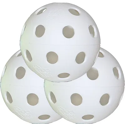 Jugs Bulldog White Poly Training Pitching Machine Baseballs - 100 Pack