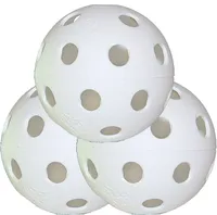 Jugs Bulldog White Poly Training Pitching Machine Baseballs - 100 Pack