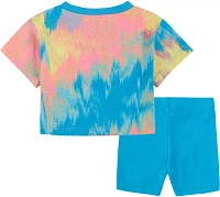 Nike Infant Girls' Digi Dye Bike Short Set