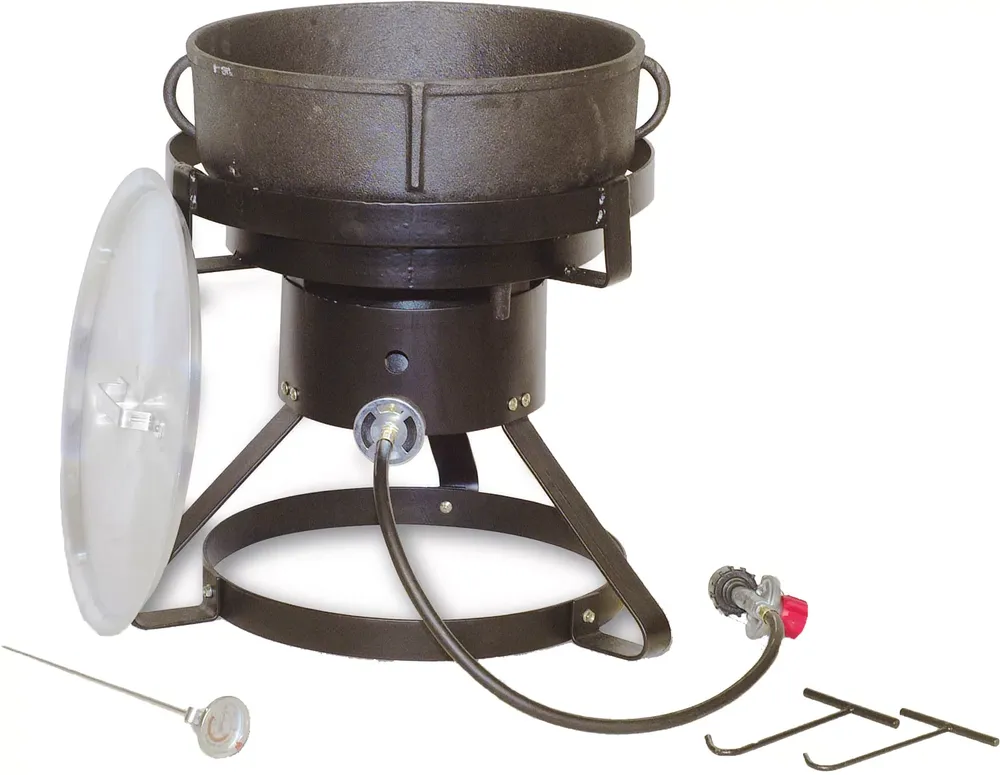 King Kooker 17.5” Jambalaya Propane Outdoor Cooker and 5 Gallon Pot