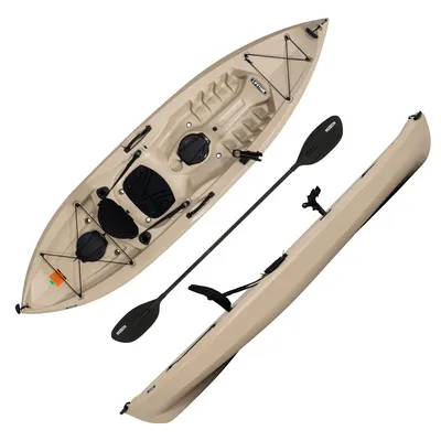 Lifetime Tamarack Muskie 100 Angler Kayak with Paddle Package