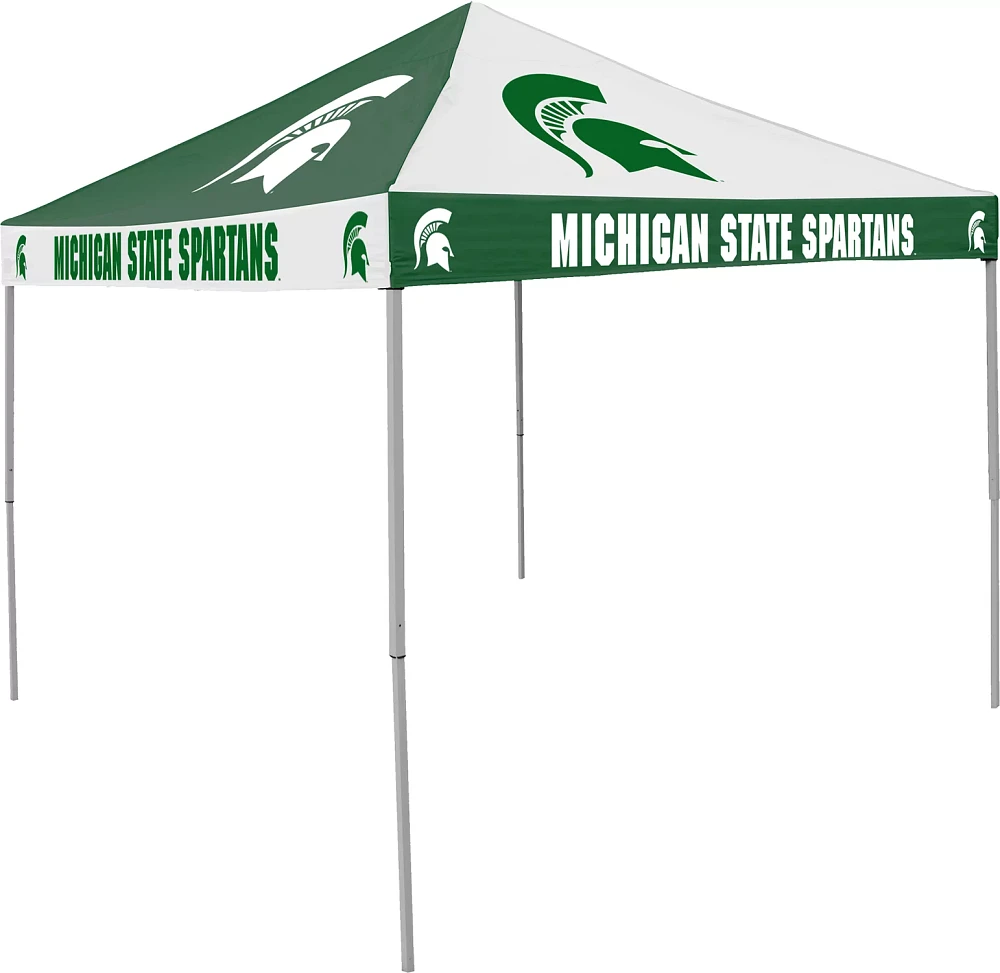 Logo Brands Michigan State Spartans Checkerboard Canopy