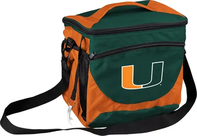 Logo Brands Miami Hurricanes 24-Can Cooler