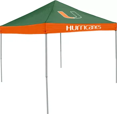 Logo Brands Miami Hurricanes Economy Canopy