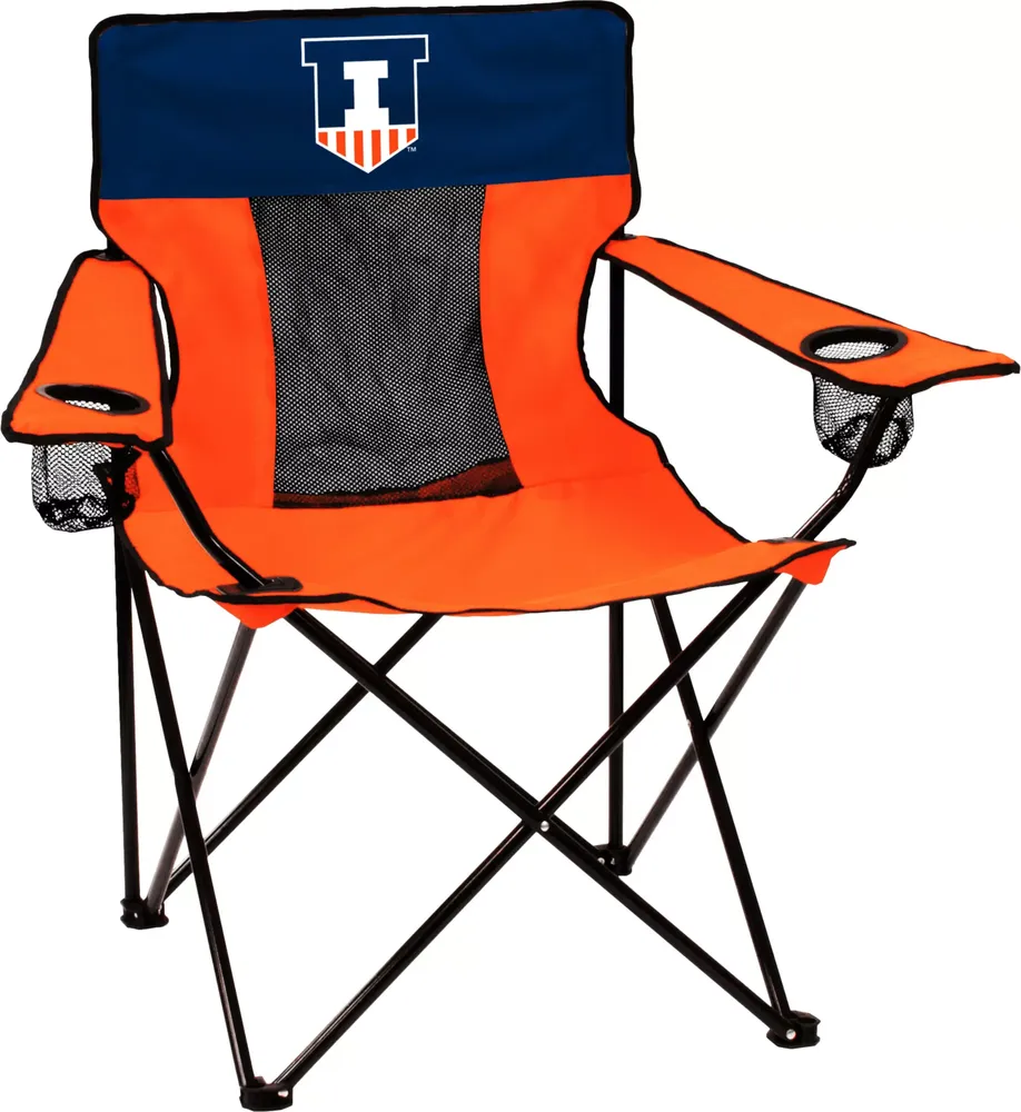 Logo Brands Illinois Fighting Illini Elite Chair