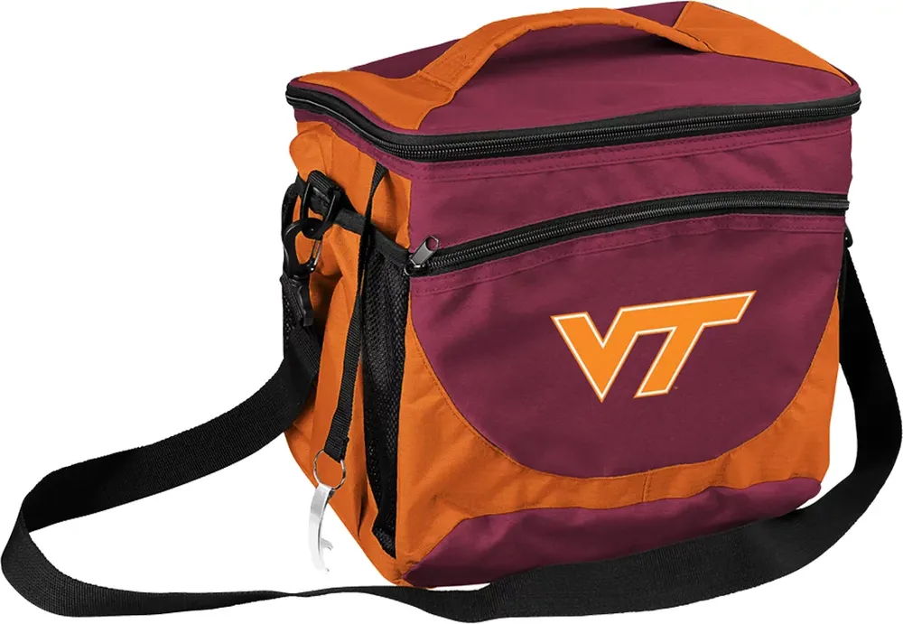 Logo Brands Virginia Tech Hokies 24-Can Cooler