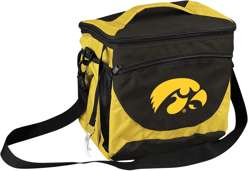 Logo Brands Iowa Hawkeyes 24 Can Cooler