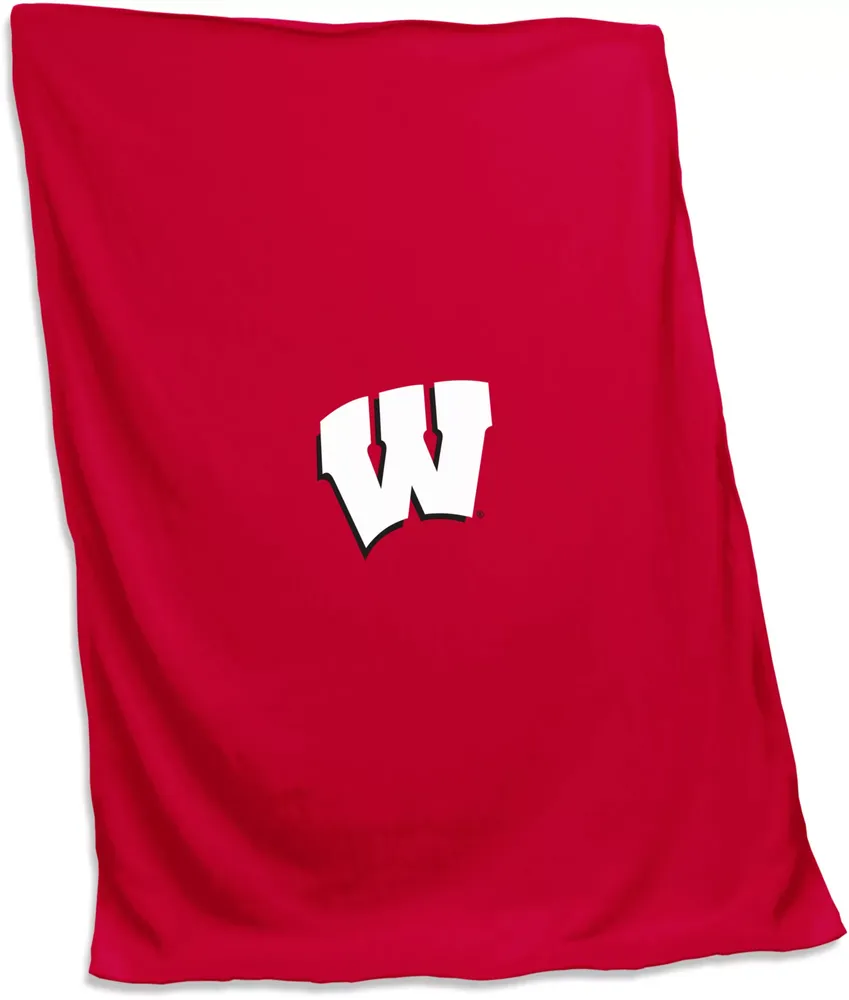 Logo Brands Wisconsin Badgers 54'' x 84'' Sweatshirt Blanket