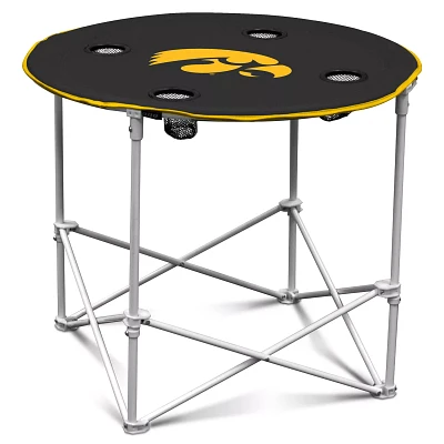 Logo Brands Iowa Hawkeyes Portable Round Table