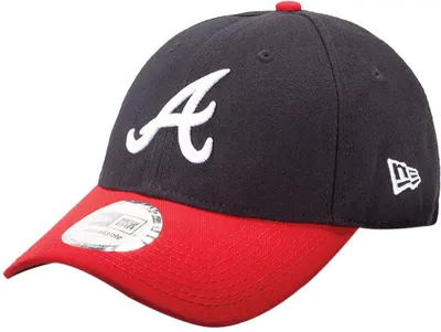 New Era Men's Atlanta Braves 9Forty Pinch Hitter Navy Adjustable Hat
