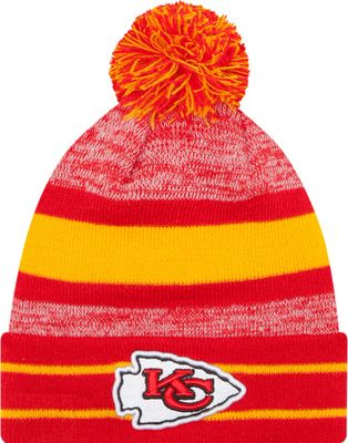 New Era Men's Kansas City Chiefs Sideline Ink Red Knit Beanie