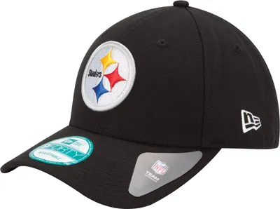 New Era Men's Pittsburgh Steelers League 9Forty Adjustable Black Hat