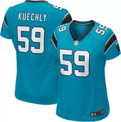 CHRISTIAN McCAFFREY Carolina Panthers #22 Nike On The Field Blue Stitched  Jersey